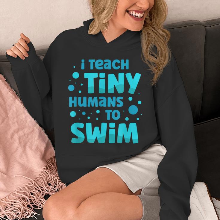 Swimming Teacher I Teach Tiny Humans To Swim Swim Instructor Unisex Hoodie, funny design