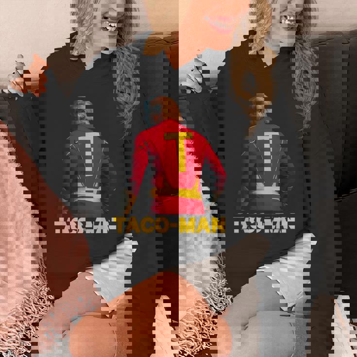 Taco-Man 面白い 反トランプ ハロウィーン 政治的コスチュームアイデア パーカー