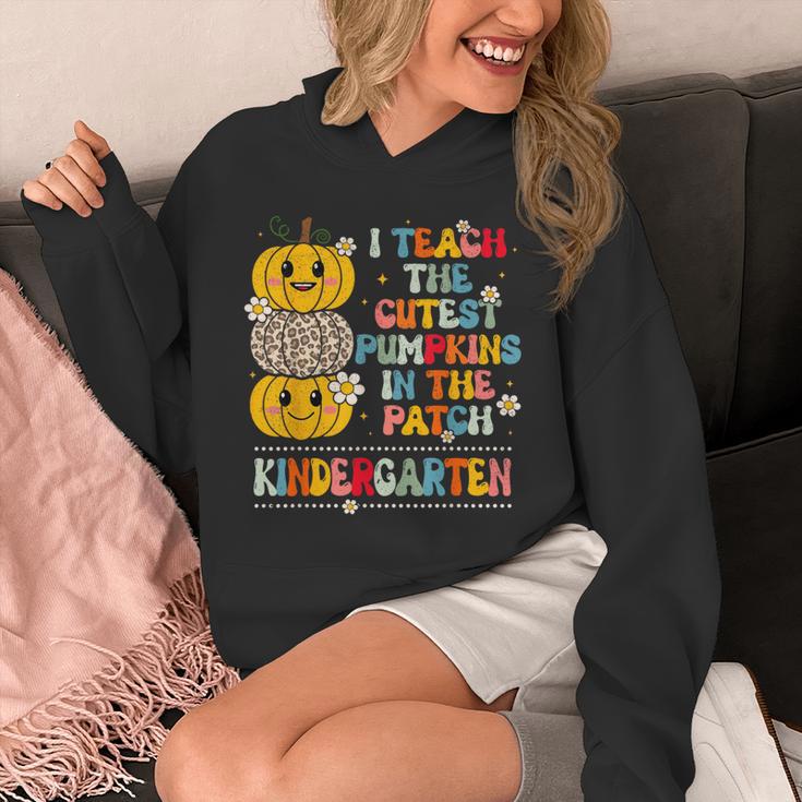 I Teach The Cutest Pumpkins Kindergarten Teacher Halloween Unisex Hoodie, funny design I Teach The Cutest Pumpkins Kindergarten Teacher Halloween Unisex Hoodie, funny design