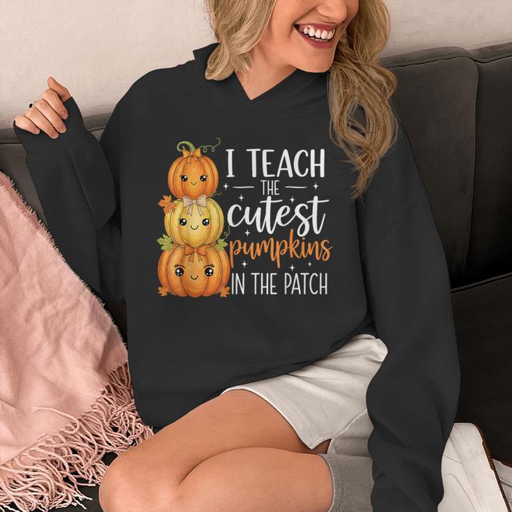 I Teach The Cutest Pumpkins In The Patch Fall Autumn Teacher Unisex Hoodie, funny design I Teach The Cutest Pumpkins In The Patch Fall Autumn Teacher Unisex Hoodie, funny design