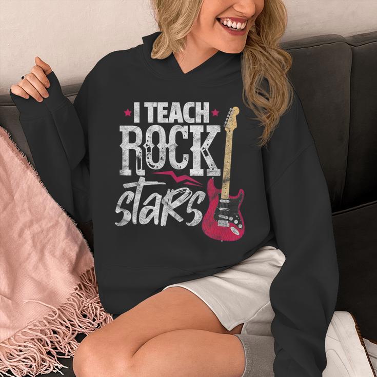 I Teach Rock Stars Music Teacher Guitar Player Unisex Hoodie, funny design I Teach Rock Stars Music Teacher Guitar Player Unisex Hoodie, funny design