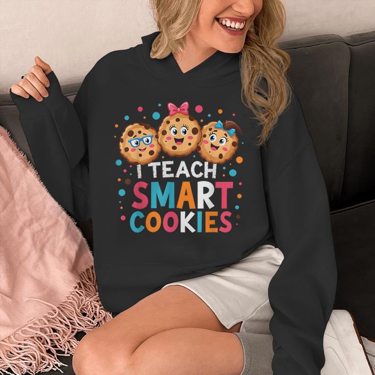 I Teach Smart Cookies Cute Back To School Teacher Unisex Hoodie, funny design