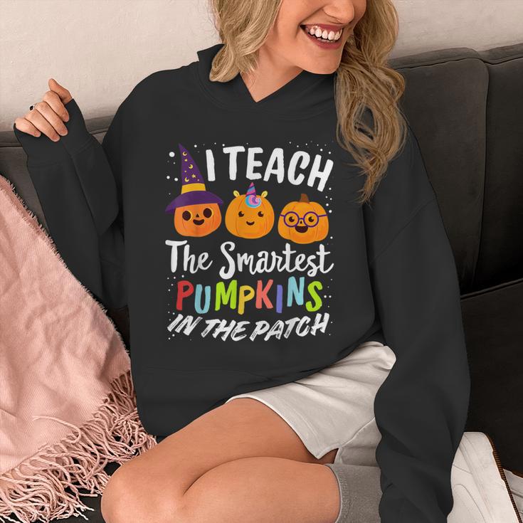 I Teach The Smartest Pumpkins The Patch Teacher Fall Season For Men Women Kids Unisex Hoodie, funny design