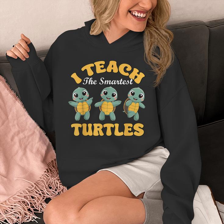 I Teach The Smartest Turtles Thanksgiving Proud Teacher Job Unisex Hoodie, funny design I Teach The Smartest Turtles Thanksgiving Proud Teacher Job Unisex Hoodie, funny design