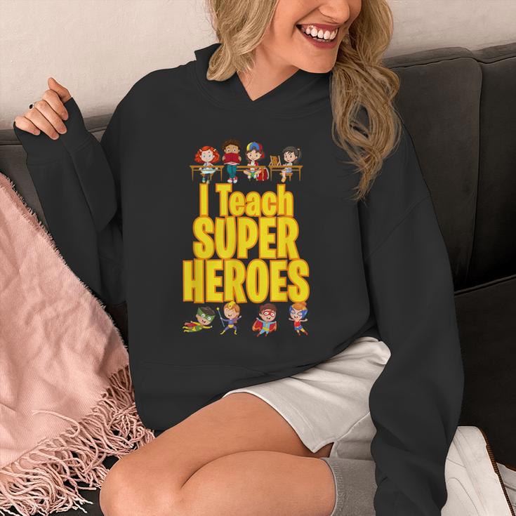 I Teach Super Heroes Comic Book Hero Teacher School Unisex Hoodie, Super Teacher Gifts, funny design I Teach Super Heroes Comic Book Hero Teacher School Unisex Hoodie, Super Teacher Gifts, funny design