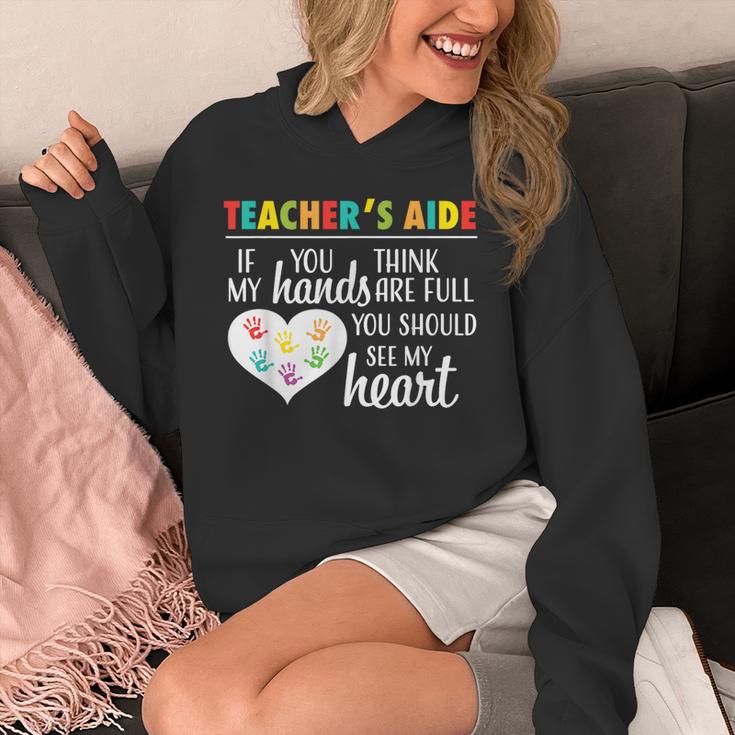 Teacher Aide Appreciation Cute Heart Tee For Women Unisex Hoodie, funny design