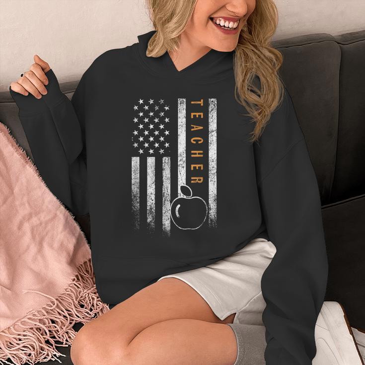 Teacher American Flag Teacher's Day Teaching Unisex Hoodie, funny design Teacher American Flag Teacher's Day Teaching Unisex Hoodie, funny design
