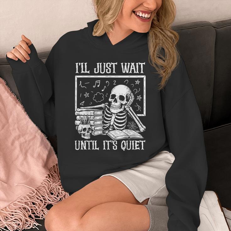 Teacher Halloween Shirt I'Ll Just Wait Until It's Quiet Unisex Hoodie, funny design Teacher Halloween Shirt I'Ll Just Wait Until It's Quiet Unisex Hoodie, funny design
