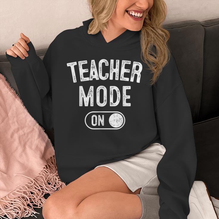 Teacher Mode On School Education Educator Unisex Hoodie, funny design