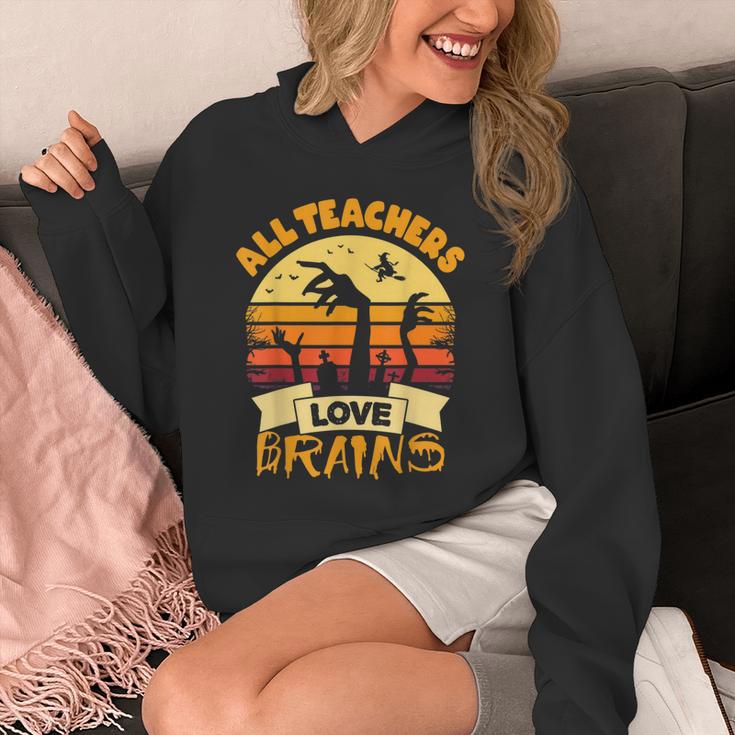 Teacher Shirts Halloween All Teachers Love Brains Unisex Hoodie, funny design Teacher Shirts Halloween All Teachers Love Brains Unisex Hoodie, funny design