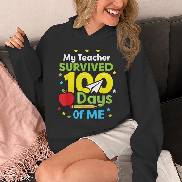 My Teacher Survived 100 Days Of Me Unisex Hoodie, funny design My Teacher Survived 100 Days Of Me Unisex Hoodie, funny design