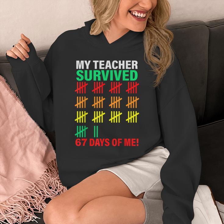 My Teacher Survived 67 Days Of Me School Kids Costume Unisex Hoodie, funny design My Teacher Survived 67 Days Of Me School Kids Costume Unisex Hoodie, funny design