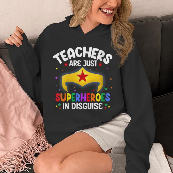 Teachers Are Just Superheroes In Disguise School Women Men Unisex Hoodie, funny design