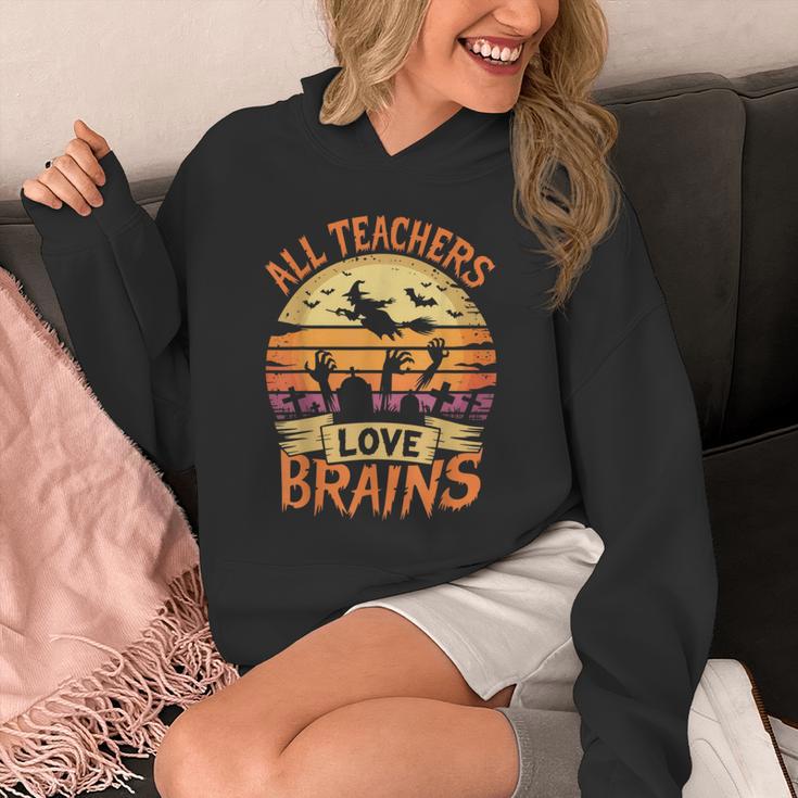 All Teachers Love Brains Halloween Teacher Unisex Hoodie, funny design All Teachers Love Brains Halloween Teacher Unisex Hoodie, funny design