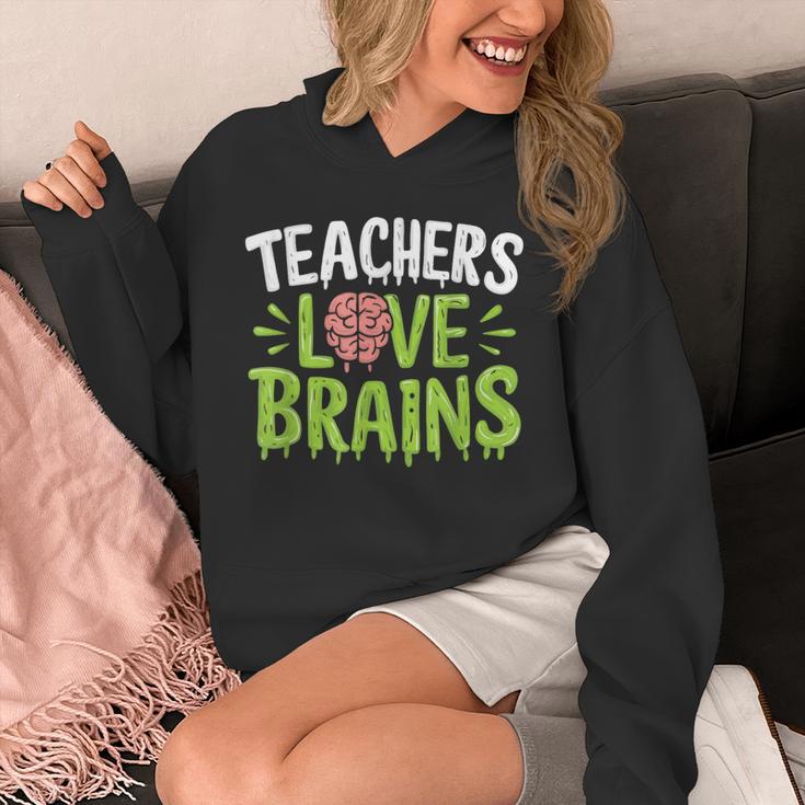 Teachers Love Brains Halloween Teacher Zombie Unisex Hoodie, funny design Teachers Love Brains Halloween Teacher Zombie Unisex Hoodie, funny design
