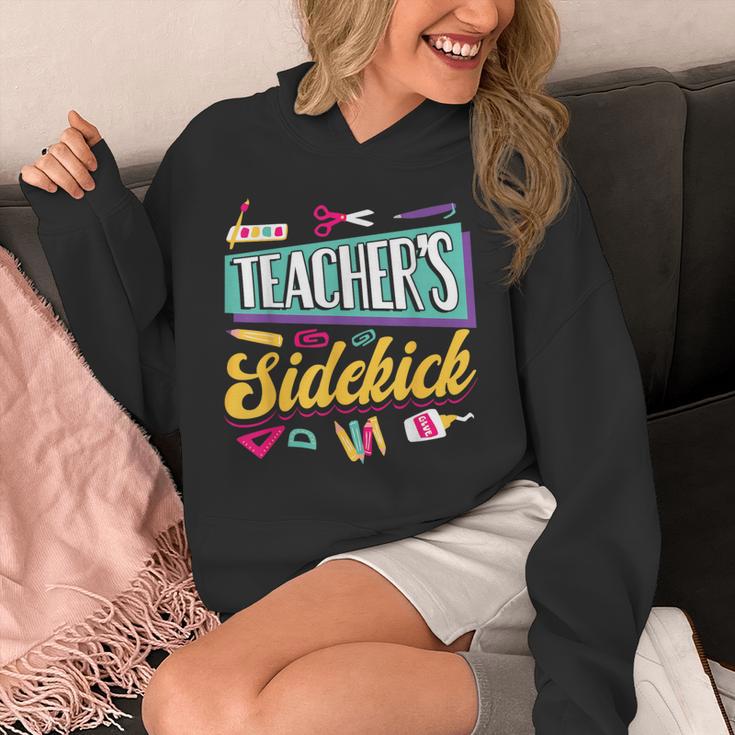 Teacher's Sidekick Teacher Assisting Teaching Assistant Unisex Hoodie, funny design Teacher's Sidekick Teacher Assisting Teaching Assistant Unisex Hoodie, funny design