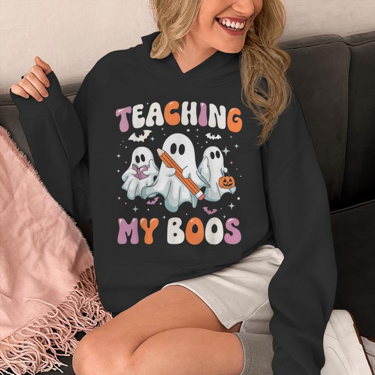 Teaching My Boos Teacher Cute Ghost Teacher Halloween Unisex Hoodie, funny design Teaching My Boos Teacher Cute Ghost Teacher Halloween Unisex Hoodie, funny design