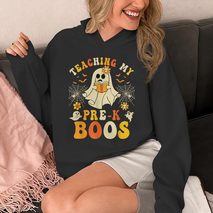Teaching My Pre-K Boos Crew Teachers Halloween Ghost Unisex Hoodie, funny design Teaching My Pre-K Boos Crew Teachers Halloween Ghost Unisex Hoodie, funny design