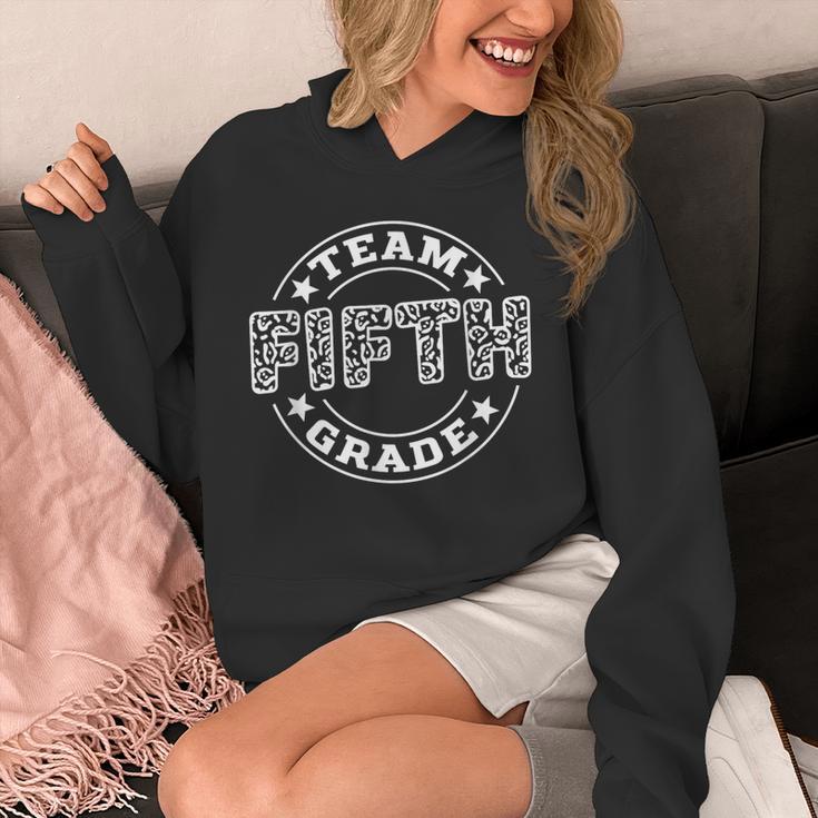 Team Fifth Grade Teacher Student Squad Team 5th Grade School Unisex Hoodie, funny design