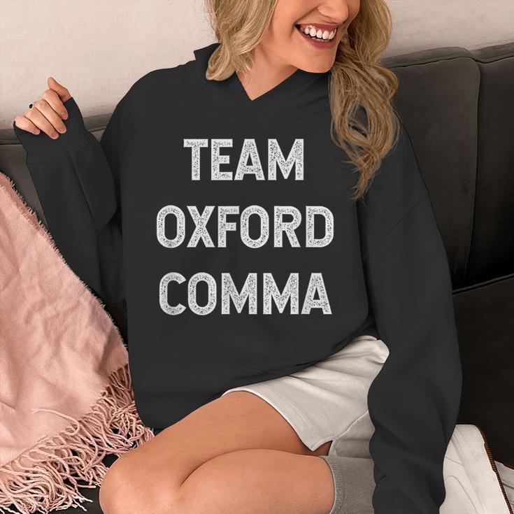 Team Oxford Comma English Majors And Teachers For Men Women Girls Kids Unisex Hoodie, English Teacher Gifts, funny design
