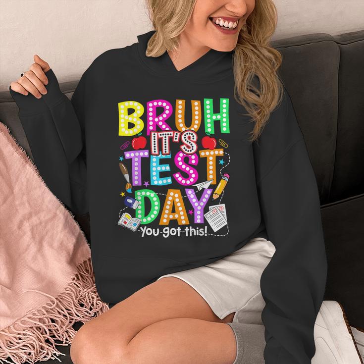 Testing Day Bruh It’s Test Day You Got This Teacher Student Unisex Hoodie, funny design
