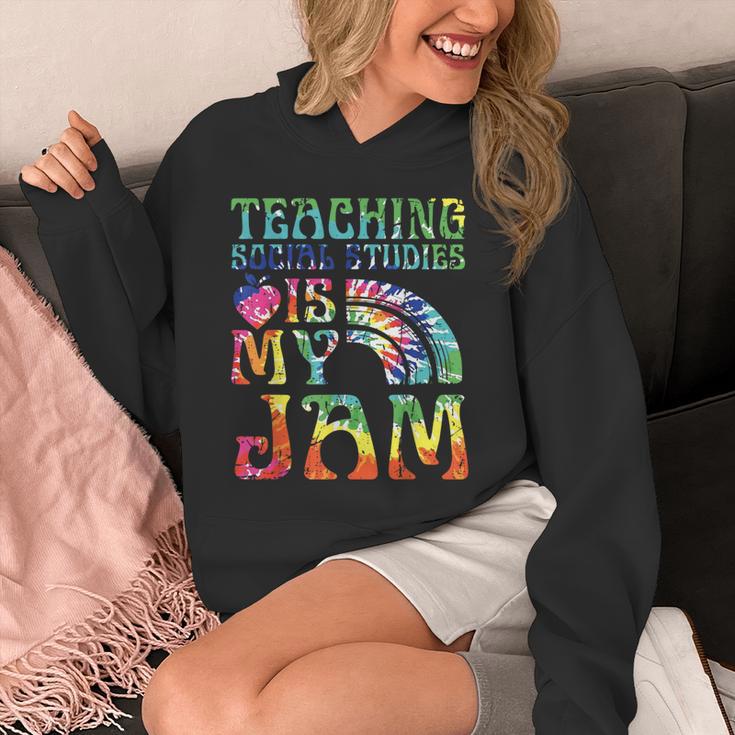 Tie Dye Teaching Social Studies Is My Jam Sunglasses Teacher Unisex Hoodie, funny design Tie Dye Teaching Social Studies Is My Jam Sunglasses Teacher Unisex Hoodie, funny design