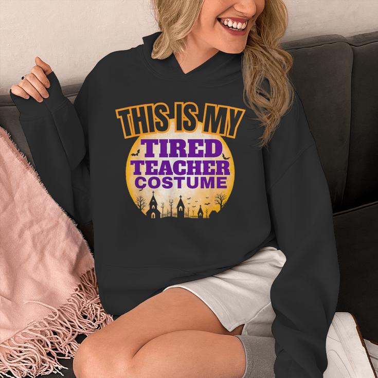 This Is My Tired Teacher Costume Halloween Teachers Unisex Hoodie, funny design This Is My Tired Teacher Costume Halloween Teachers Unisex Hoodie, funny design