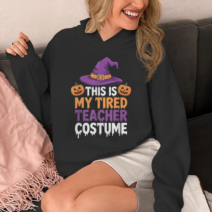 This Is My Tired Teacher Costume Halloween Unisex Hoodie, funny design This Is My Tired Teacher Costume Halloween Unisex Hoodie, funny design