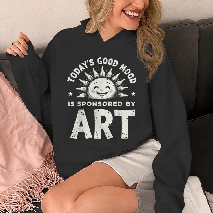 Today’s Good Mood Is Sponsored By Art Teacher Sun Tee Unisex Hoodie, funny design