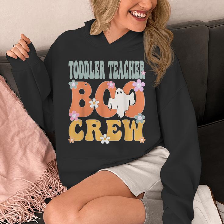 Toddler Teacher Boo Crew Ghost Groovy Halloween For Women Unisex Hoodie, Groovy Teacher Gifts, funny design