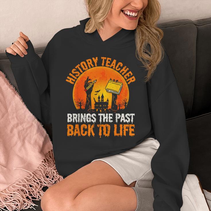 History Teacher Brings Past Back To Life Halloween Zombie Unisex Hoodie, History Teacher Gifts, funny design History Teacher Brings Past Back To Life Halloween Zombie Unisex Hoodie, History Teacher Gifts, funny design