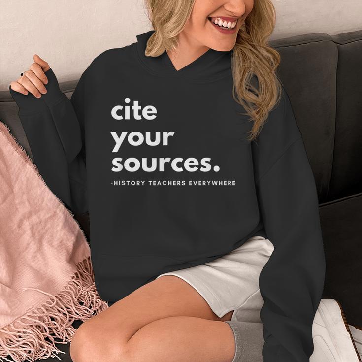 History Teacher Cite Your Sources Unisex Hoodie, History Teacher Gifts, funny design History Teacher Cite Your Sources Unisex Hoodie, History Teacher Gifts, funny design