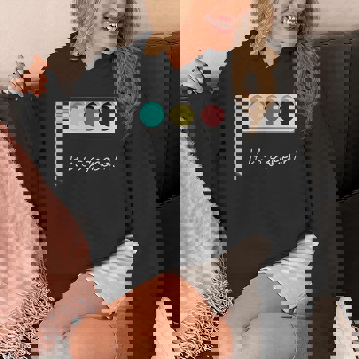 Traffic Light It's Green 信号機 メンズ レディース おしゃれ ユニーク おもしろ パーカー