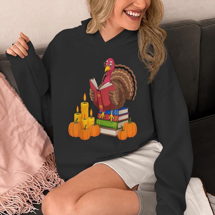 Turkey Reading Books Fall Thanksgiving Teacher Book Unisex Hoodie, funny design Turkey Reading Books Fall Thanksgiving Teacher Book Unisex Hoodie, funny design