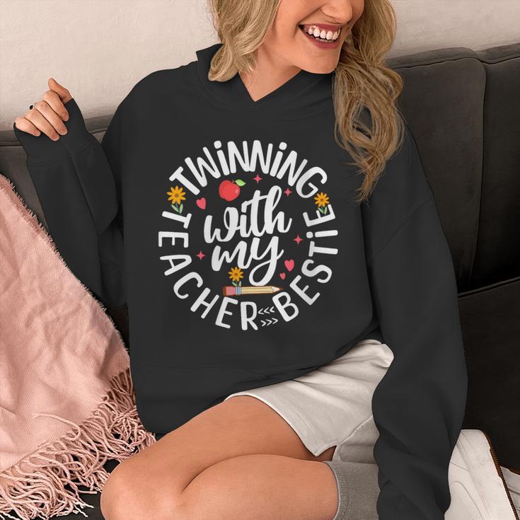 Twin Day For Spirit Week Teacher Bestie Matching Unisex Hoodie, funny design Twin Day For Spirit Week Teacher Bestie Matching Unisex Hoodie, funny design
