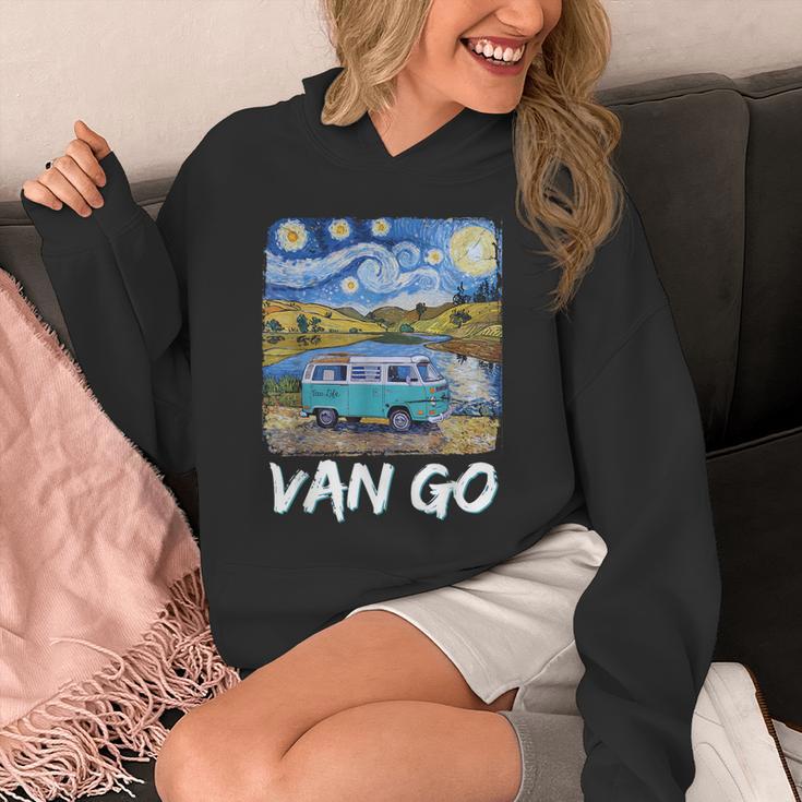 Van Go Retro Vanlife Art Teacher Unisex Hoodie, funny design Van Go Retro Vanlife Art Teacher Unisex Hoodie, funny design