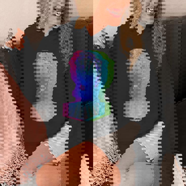 Vaporwave シュールグリッチアートシャツ パーカー