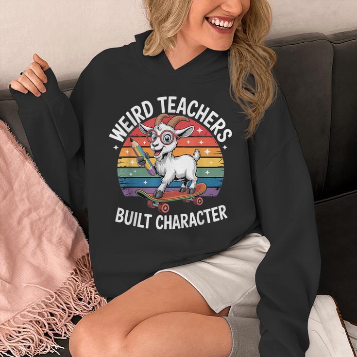 Weird Teachers Build Character Teacher Unisex Hoodie, funny design Weird Teachers Build Character Teacher Unisex Hoodie, funny design