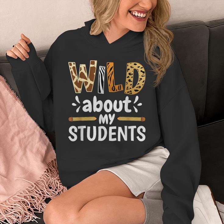 Wild About My Students School Teachers And Students Unisex Hoodie, funny design