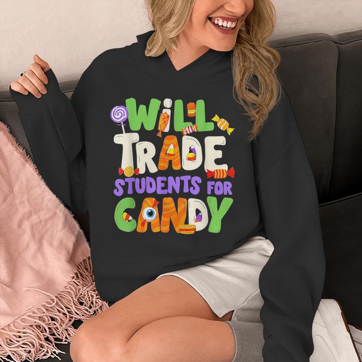 Will Trade Students For Candy Teacher Cute Halloween Costume Unisex Hoodie, funny design Will Trade Students For Candy Teacher Cute Halloween Costume Unisex Hoodie, funny design