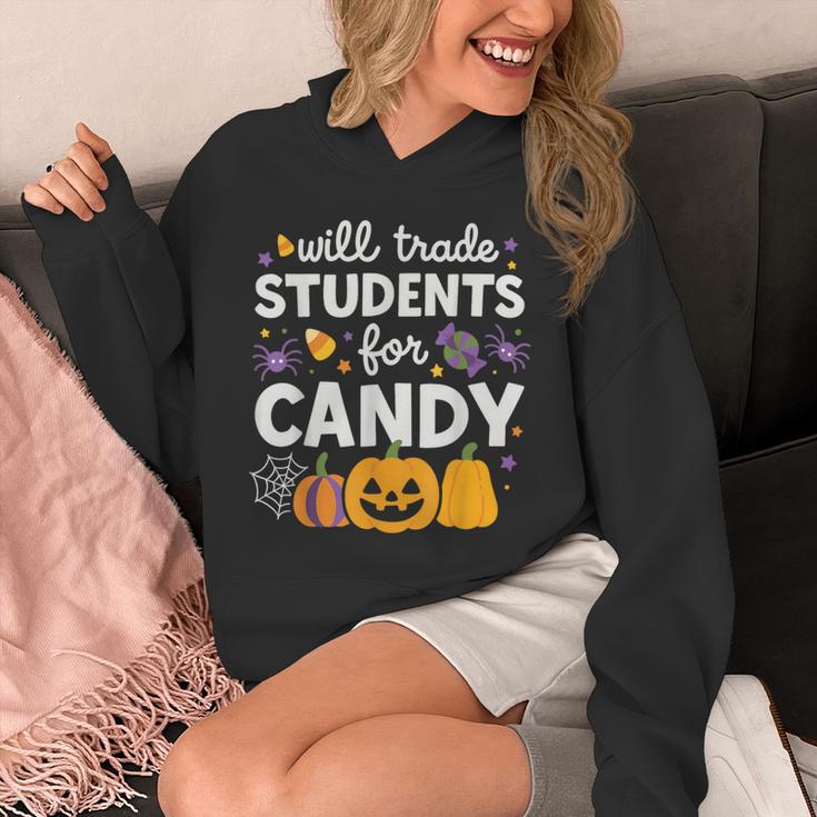 Will Trade Students For Candy Teacher Cute Halloween Unisex Hoodie, funny design Will Trade Students For Candy Teacher Cute Halloween Unisex Hoodie, funny design