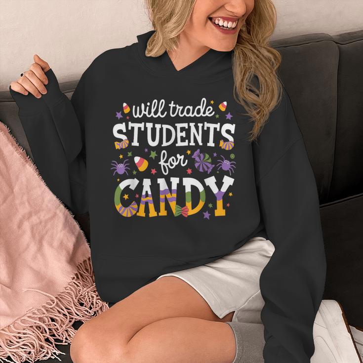 Will Trade Students For Candy Teacher Halloween Costume Tee Unisex Hoodie, funny design