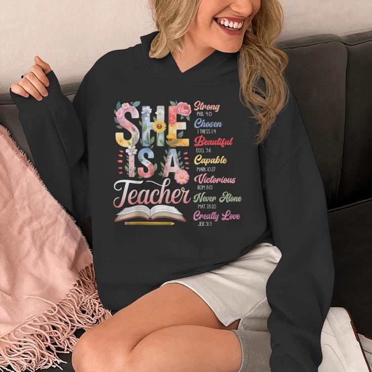 Women Bible Verse Christian Teacher God Says Back To School Unisex Hoodie, funny design Women Bible Verse Christian Teacher God Says Back To School Unisex Hoodie, funny design