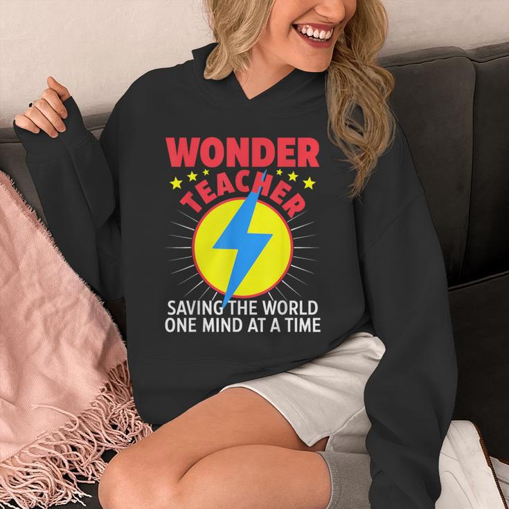 Wonder Teacher Costume Shirt Teacher Halloween Costume Men Women Unisex Hoodie, funny design