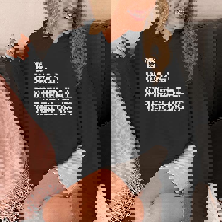 Yes I Really Do Need All These Cars 面白い車 パーカー