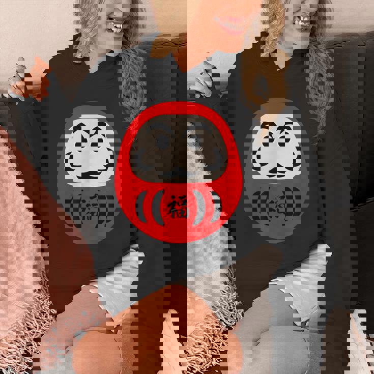 【だるま 福】面白い おもしろ 文字入り 開運グッズ 運気アップ 縁起物 ラッキー 和柄 ネタ ウケ狙い 日本 お土産 パーカー