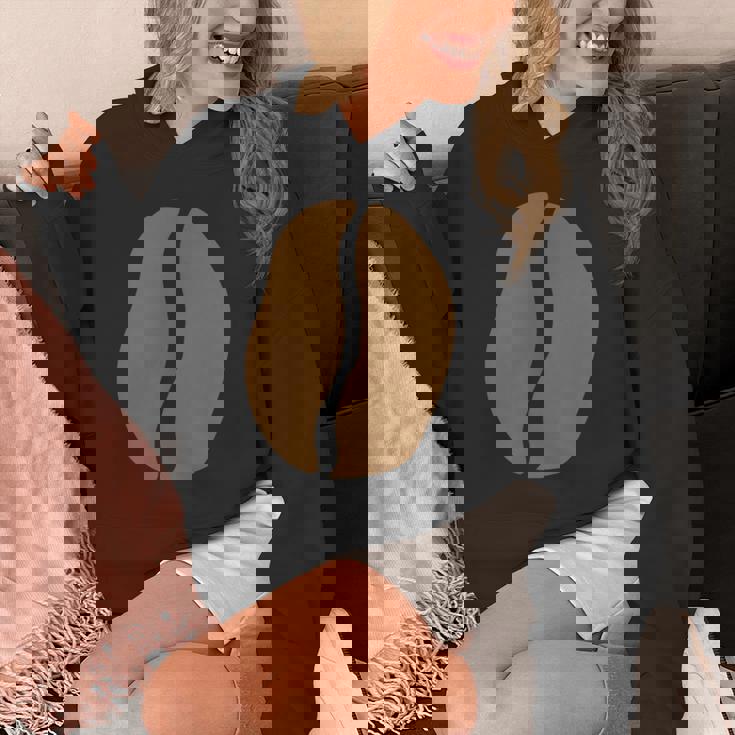 【コーヒー豆】珈琲 デザイン コーヒー柄 おもしろ 面白い 可愛い ネタ ウケ狙い シンプル 喫茶店 コーヒー好き 変な パーカー