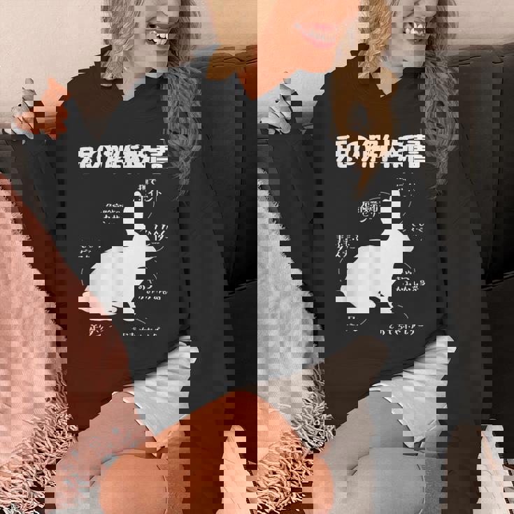 うさぎの解体新書 ウサギ好き うさぎ好き うさぎの飼い主 おもしろ かわいい うさぎ 兎 ウサギ パーカー