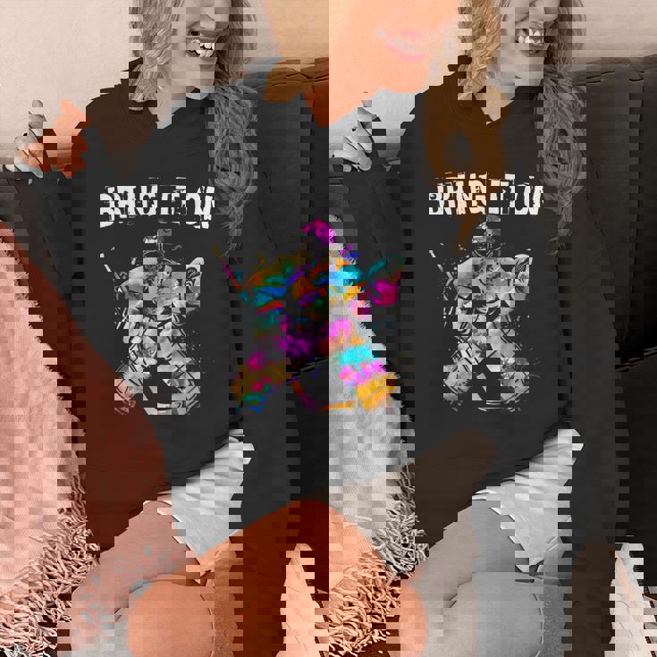 アイスホッケー選手 ゴールキーパー アイスホッケーゴールキーパーギフト パーカー