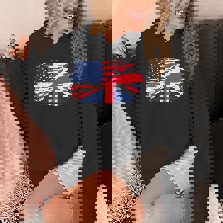 アメリカの国旗-ユニオンジャック-イギリスの国旗 Usa Flag Union Jack Uk Flag パーカー